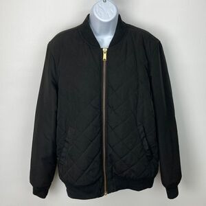 ASOS Zip Up Jacket Quilted Pattern Womens Size Medium